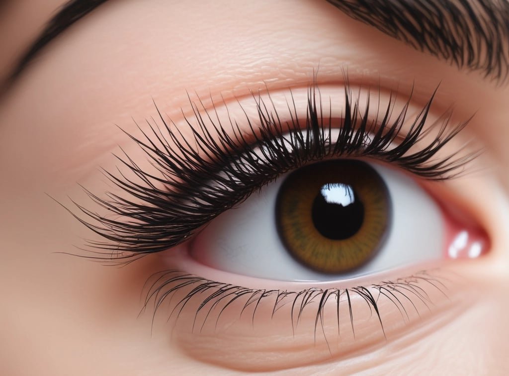 Koreańska laminacja rzęs — efekt zabiegu w gabinecie KD Beauty Zielona Góra